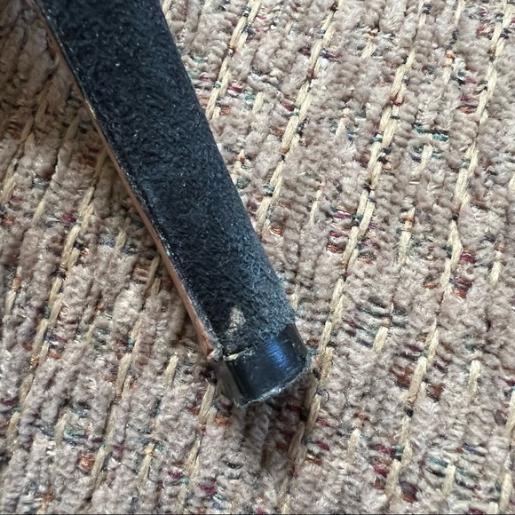 Coach Black Suede Strappy Metal Accent Heels US6.5 - Picture 10 of 10